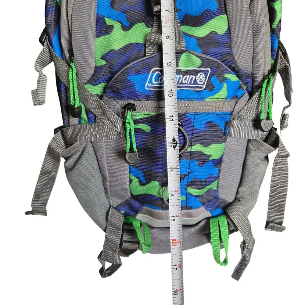 Coleman Blue Camo Hydration Backpack for Adventurous Kids